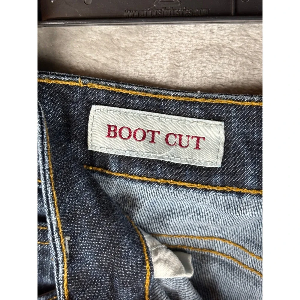 Banana Republic Womens 27 Bootcut Jeans Dark Wash Y2K Stretch‎ Denim Casual